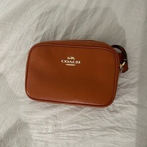 COACH CQ875 Mini Jamie Camera Bag in Refine Pebble Leather Sunset